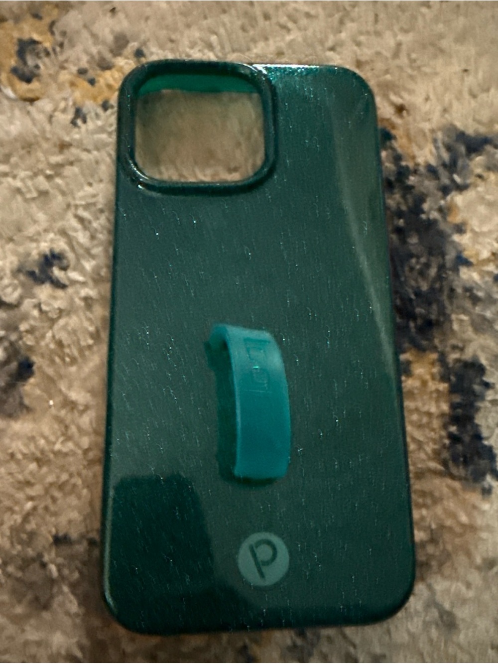 Loopy Case Emerald Sparkle iPhone 15 Pro Max Righty Green Glitter Loop Case